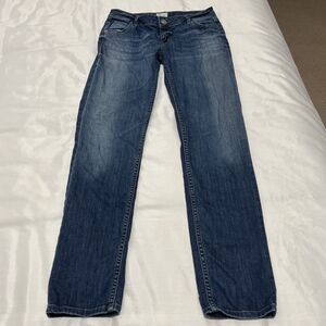 Hudson Jeans Skinny Boyfriend Blue Color Jax Size 26 Jeans Medium Wash